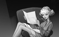 一下又一下地挺进她